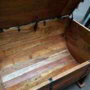 k74 34 indian furniture trunk coffee table storage barrel open