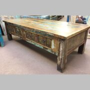 kh22 120 indian furniture coffee table buddha drawers reclaimed main