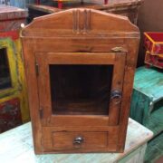 kh22 129 indian small cabinet teak wood front