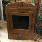 kh22 129 indian small cabinet teak wood front 3