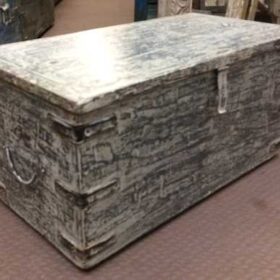 kh22 179 a indian furniture trunk storage shabby chest box left