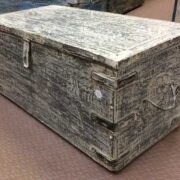 kh22 179 a indian furniture trunk storage shabby chest box right