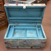 kh22 179 b indian furniture trunk storage shabby chest box open sections