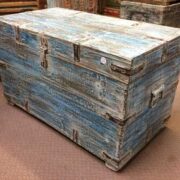 kh22 179 c indian furniture trunk storage shabby chest box right