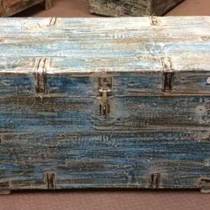 kh22 179 c indian furniture trunk storage shabby chest box front