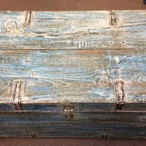 kh22 179 c indian furniture trunk storage shabby chest box top