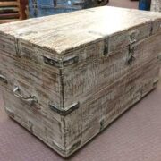 kh22 179 d indian furniture trunk storage shabby chest box left