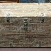 kh22 179 d indian furniture trunk storage shabby chest box front