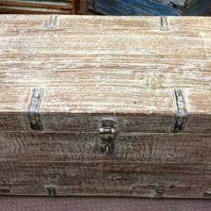 kh22 179 d indian furniture trunk storage shabby chest box top