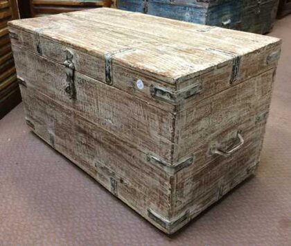 kh22 179 d indian furniture trunk storage shabby chest box right
