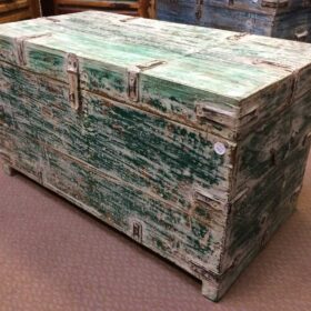 kh22 179 e indian furniture trunk storage shabby chest box right