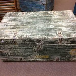 kh22 179 f indian furniture trunk storage shabby chest box top