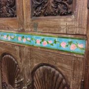 kh22 106 indian furniture cabinet carved door tiles
