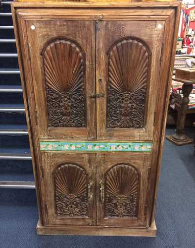 kh22 106 indian furniture cabinet carved door front