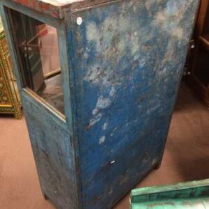 kh22 141 indian furniture cabinet painted colourful back
