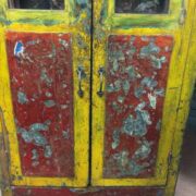 kh22 141 indian furniture cabinet painted colourful close