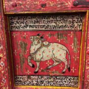 kh22 180 indian furniture door hand painted close