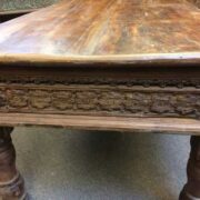 KH22 108 A indian furniture carved edge coffee table side
