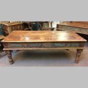 KH22 108 A indian furniture carved edge coffee table main