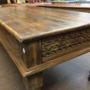 KH22 108 B indian furniture carved edge coffee table right