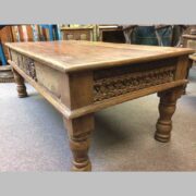 KH22 108 C indian furniture carved edge coffee table main