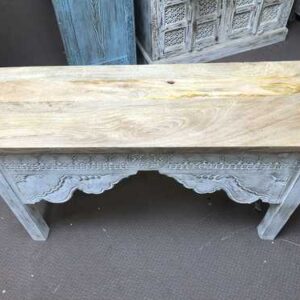 k76 0101 indian furniture white natural console table top