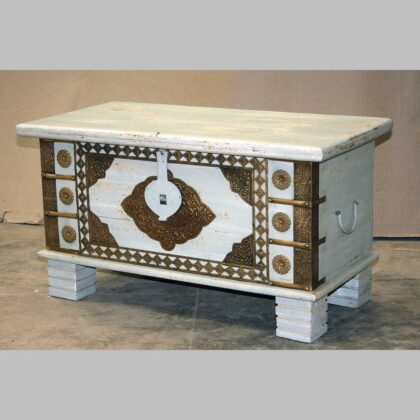 k76 0150 indian furniture trunk sultan small metalwork factory