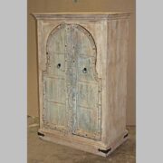 k76 0258 indian furniture cabinet arch door white factory