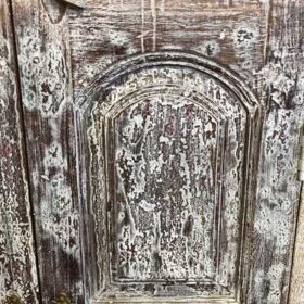 k76 0268 indian furniture cabinet old door large close top