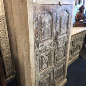 k76 0268 indian furniture cabinet old door large left