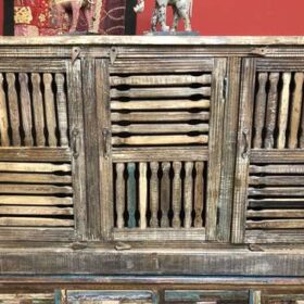 k76 0278 indian furniture sideboard nisham 3 door front