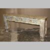 k76 0352 indian furniture console long chunky carved factory