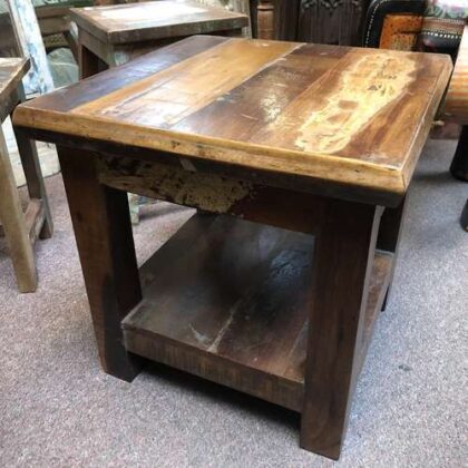 k76 0599 a indian furniture csmall table reclaimed left