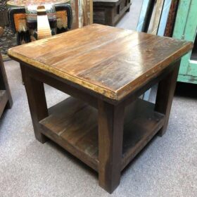 k76 0599 b indian furniture csmall table reclaimed corner