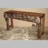 k76 0810 indian furniture console table chunky reclaimed factory