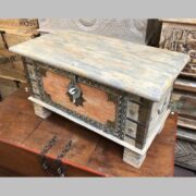 k76 1120 indian furniture embossed storage trunk sultan main