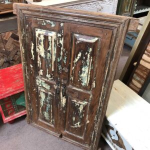 k76 1458 indian furniture reclaimed doored window large main