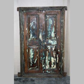 k76 1458 indian furniture window large reclaimed