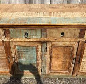 k76 1540 indian furniture rough finish sideboard 4 door top