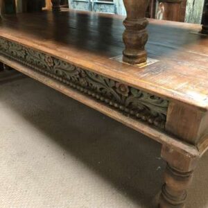 k76 1553 indian furniture coffee table carved edges factory above