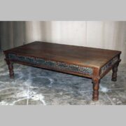 k76 1553 indian furniture coffee table carved edges factory