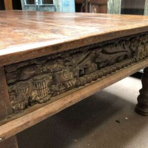 k76 1553 indian furniture coffee table carved edges factory 3