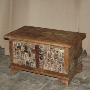 k76 1779 indian furniture trunk storage box carved factory