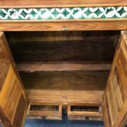 k76 1785 indian furniture reclaimed tiled sideboard inside