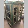 k76 2098 indian furniture green glass door cabinet main