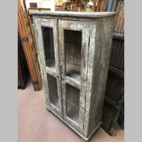 k76 2107 indian furniture shabby glass door cabinet main