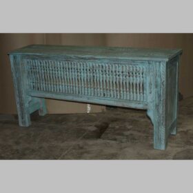 k76 2114 indian furniture console large blue factory