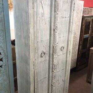 k76 2115 indian furniture tall old door cabinet left