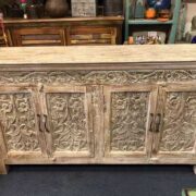 k76 2185 indian furniture carved muted sideboard front