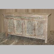 k76 2185 indian furniture sideboard carved front white factory